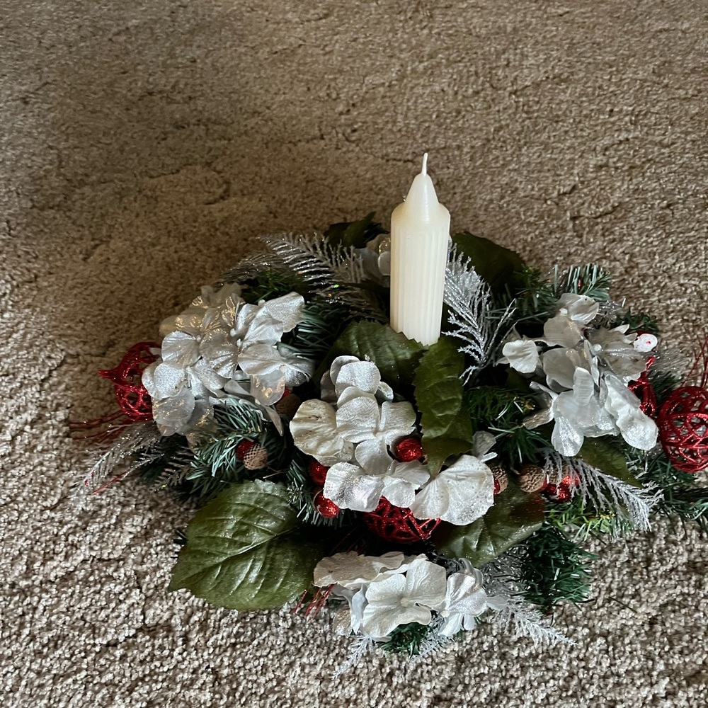 Christmas table centerpiece